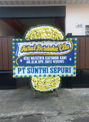 Papan Bunga Duka di Dembe I
